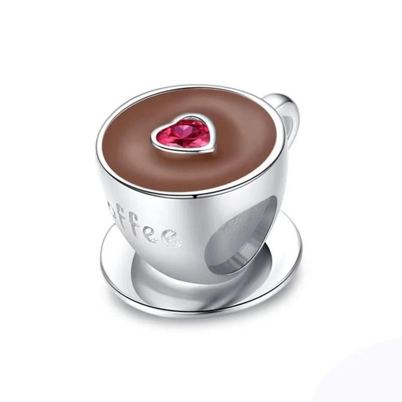 2022 New 925 Sterling Silver Coffee Cup Charm Beads Fit Original Pandora Charm Bangle DIY Jewelry for Women Gift
2022 New 925 Sterling Silver Coffee Cup Charm Beads Fit Original Pandora Charm Bangle DIY Jewelry for Women Gift