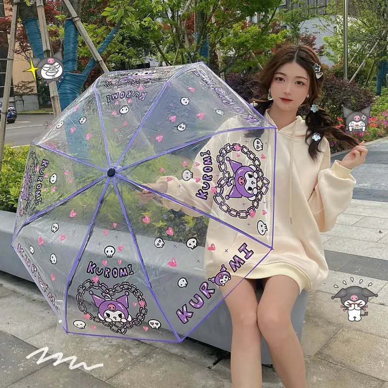Sanrioes Anime Kuromi Cinnamoroll Umbrella Cartoon Kawaii Foldable Transparent Sunshade Rain Umbrella Long Handle Birthday Gifts
Sanrioes Anime Kuromi Cinnamoroll Umbrella Cartoon Kawaii Foldable Transparent Sunshade Rain Umbrella Long Handle Birthday Gifts