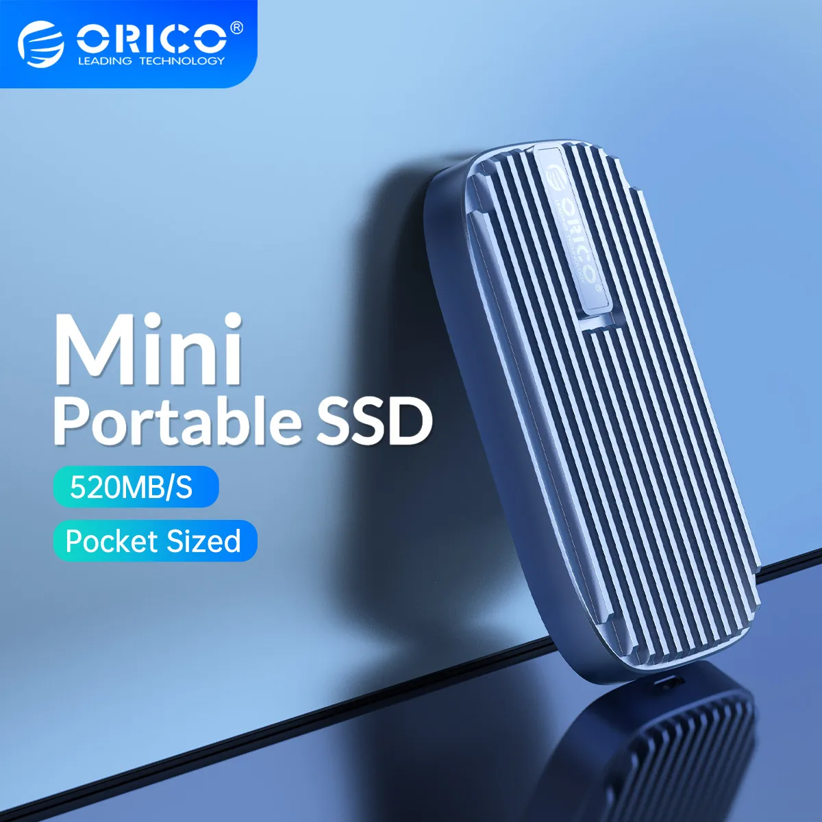 ORICO Мини Портативный SSD 480 ГБ 240 Type-C 520 м/с внешний твердотельный накопитель M.2 SATA NGFF