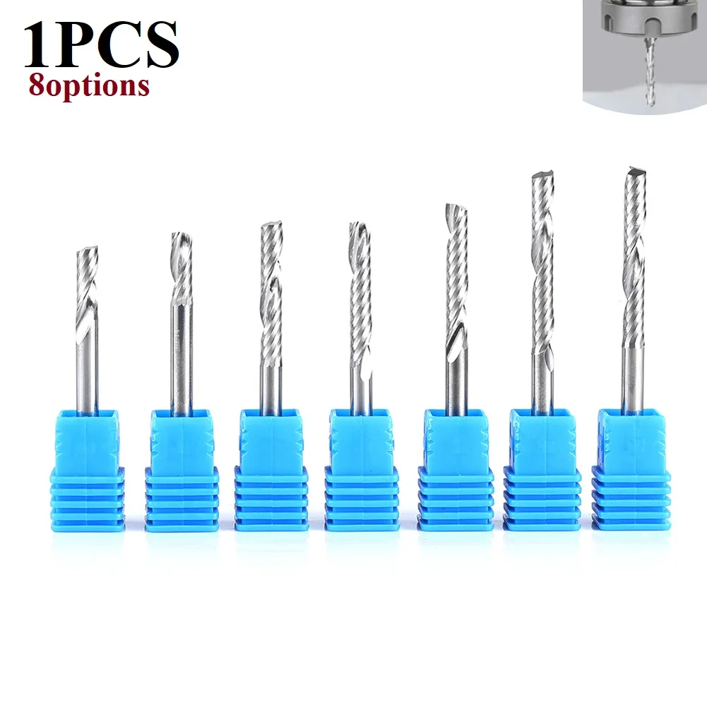 1 Flute Spiral Milling Cutter Carbide Engraving Router Bits CNC Tools 6mm Shank End Mill For Hardwood Carving Cutting Slotting
1 Flute Spiral Milling Cutter Carbide Engraving Router Bits CNC Tools 6mm Shank End Mill For Hardwood Carving Cutting Slotting