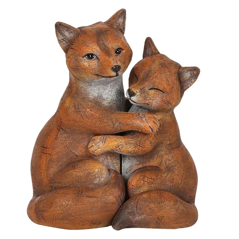 Animal Cuddling Statue Valentine's Day Gifts Courtyard Garden Landscape Animal Love Sculptures Decor(Fox)
Animal Cuddling Statue Valentine's Day Gifts Courtyard Garden Landscape Animal Love Sculptures Decor(Fox)