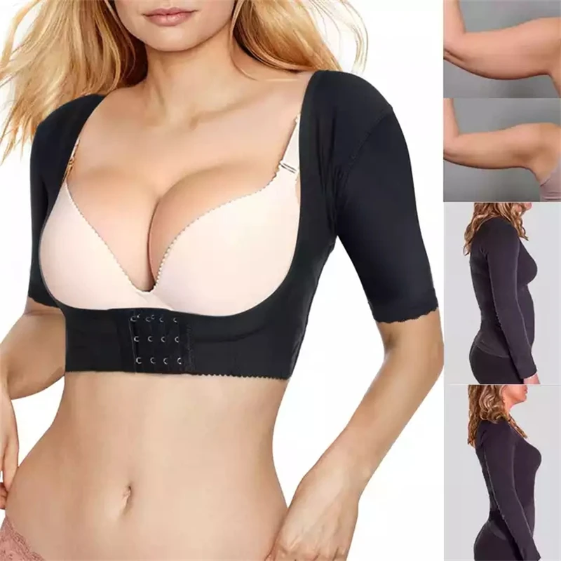 Upper Arm Shaper Post Surgical Slimmer Compression Sleeves Posture Corrector Tops Humpback Shapewear for Women Shaper Corsets
Upper Arm Shaper Post Surgical Slimmer Compression Sleeves Posture Corrector Tops Humpback Shapewear for Women Shaper Corsets