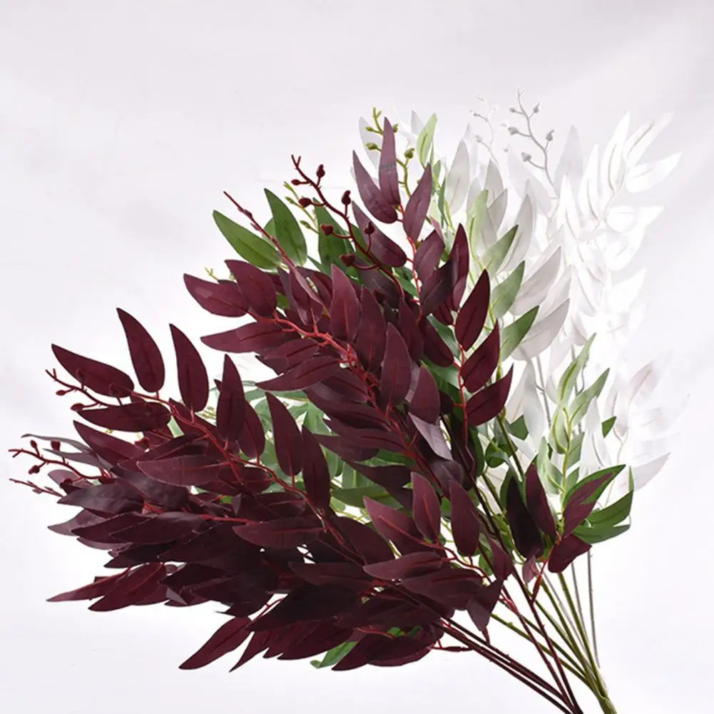 Trendy Realistic Fresh-keeping Flower Arrangement Artificial Willow Leaves Branch UV-resistant Fake Plant Home Decor
Trendy Realistic Fresh-keeping Flower Arrangement Artificial Willow Leaves Branch UV-resistant Fake Plant Home Decor