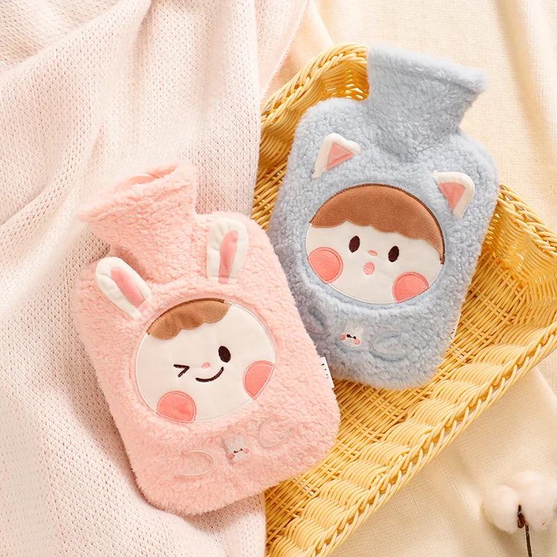 2000ml Cute Hot Water Bottle Warm Belly Treasure Cartoon Warmer Filled Explosion-proof Portable Winter Reusable Hand Warmer
2000ml Cute Hot Water Bottle Warm Belly Treasure Cartoon Warmer Filled Explosion-proof Portable Winter Reusable Hand Warmer