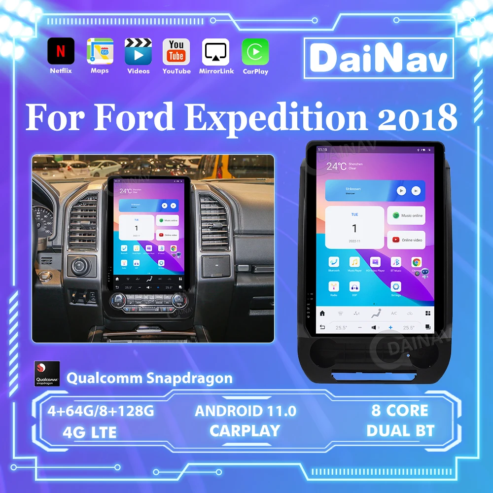 Автомобильный радиоприемник 14,5 дюймов Android для Ford Radpter F150 2015 2016-2021, стерео, беспроводное головное устройство Carplay, GPS-навигация, мультимедиа
Автомобильный радиоприемник 14,5 дюймов Android для Ford Radpter F150 2015 2016-2021, стерео, беспроводное головное устройство Carplay, GPS-навигация, мультимедиа