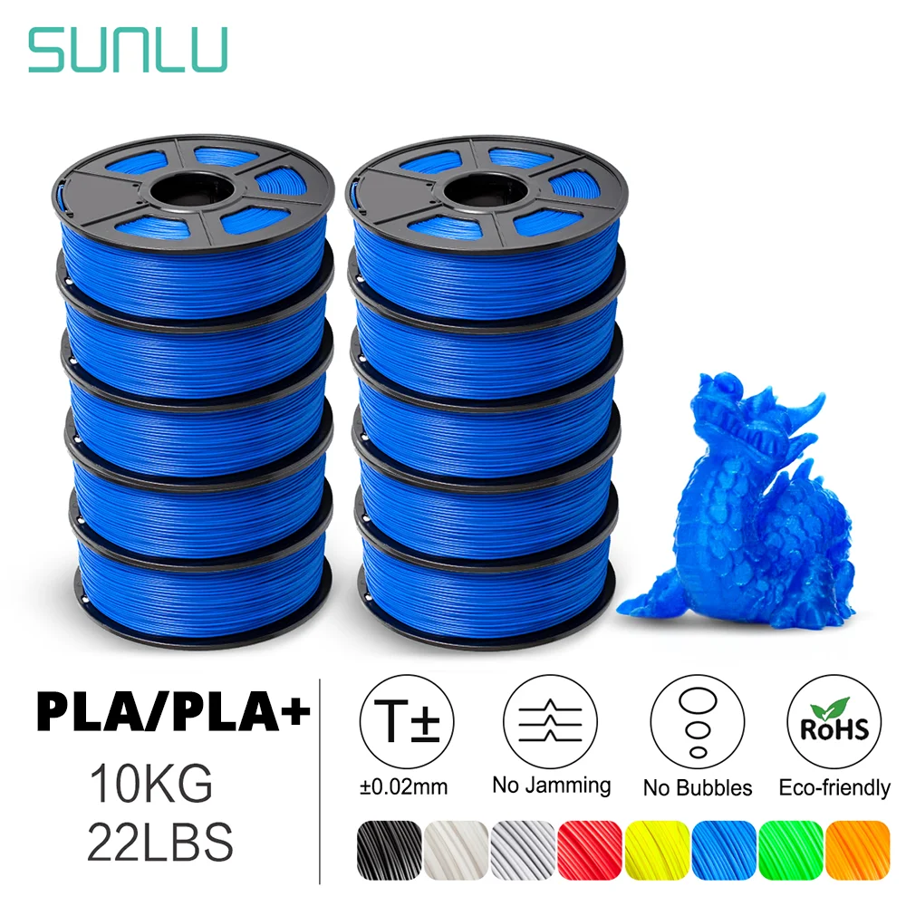 Нить PLA для 3D-принтера SUNLU, 1 кг, 1,75 мм, 10 рулонов, оптовая продажа, материал для принтера FDM, нетоксичный, яркий цвет, без запаха, без узлов, аккур...
Нить PLA для 3D-принтера SUNLU, 1 кг, 1,75 мм, 10 рулонов, оптовая продажа, материал для принтера FDM, нетоксичный, яркий цвет, без запаха, без узлов, аккур...