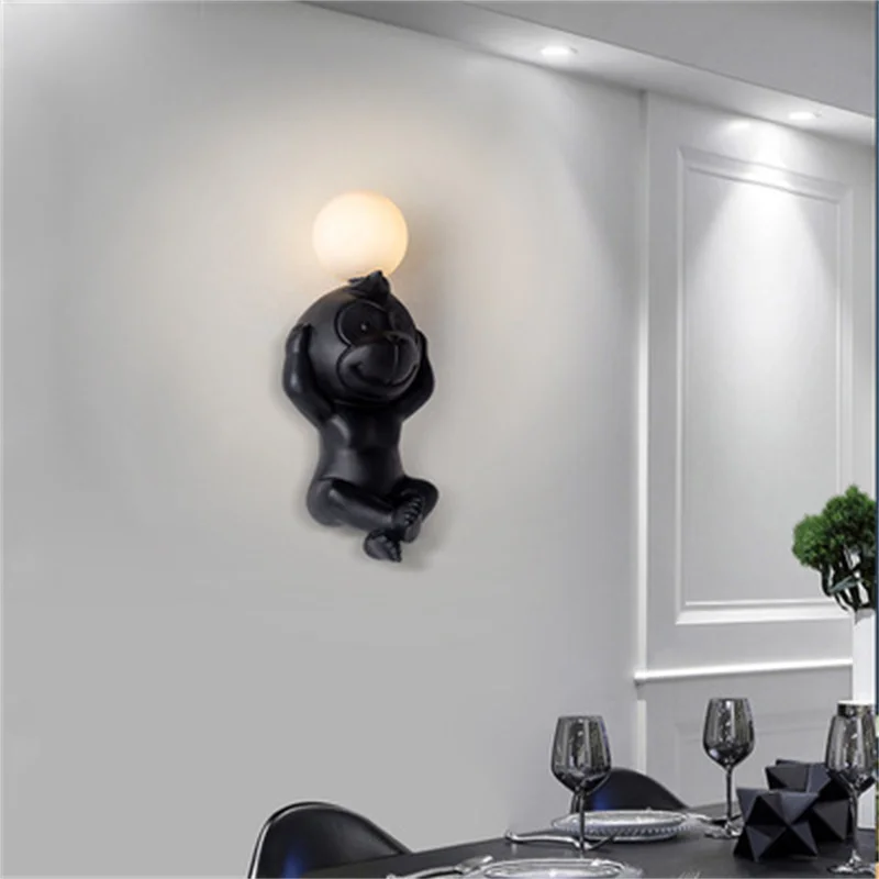 Monkey Led Wall Light for Home Hook Sconce Living Room Decoration Indoor Lighting Mirror Bedroom Night Lamp Simpl Dimmer Fixture
Monkey Led Wall Light for Home Hook Sconce Living Room Decoration Indoor Lighting Mirror Bedroom Night Lamp Simpl Dimmer Fixture