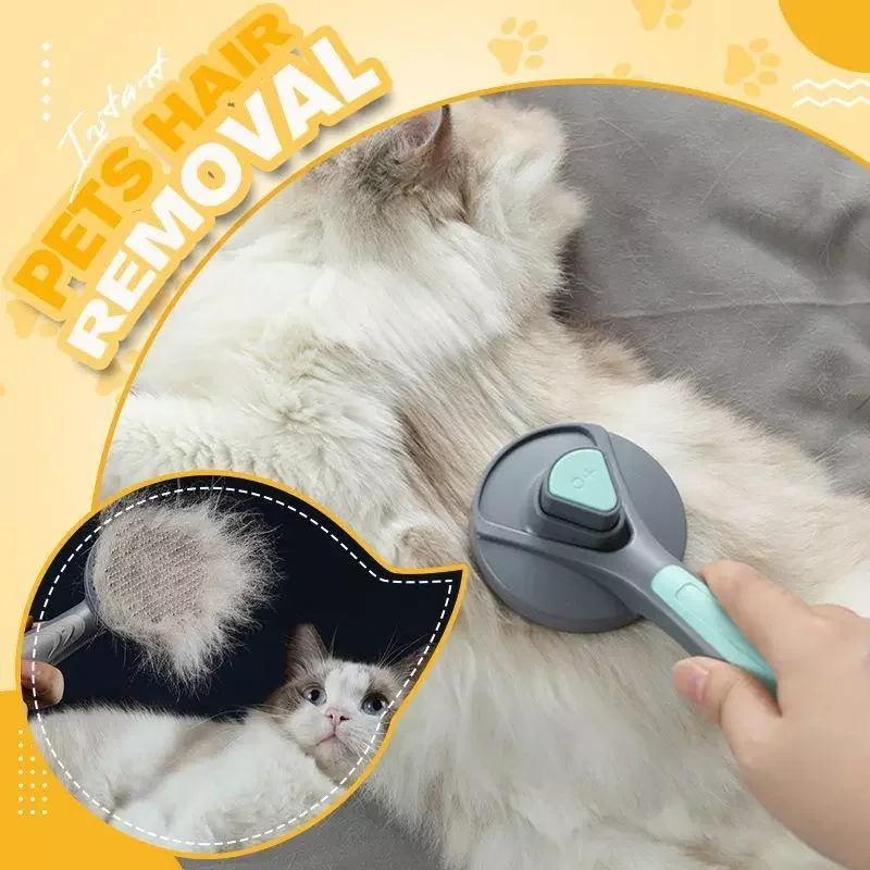 Self Cleaning Slicker Brush for Dog and Cat Removes Undercoat Tangled Hair Massages Particle Pet Comb Improves Circulation
Self Cleaning Slicker Brush for Dog and Cat Removes Undercoat Tangled Hair Massages Particle Pet Comb Improves Circulation