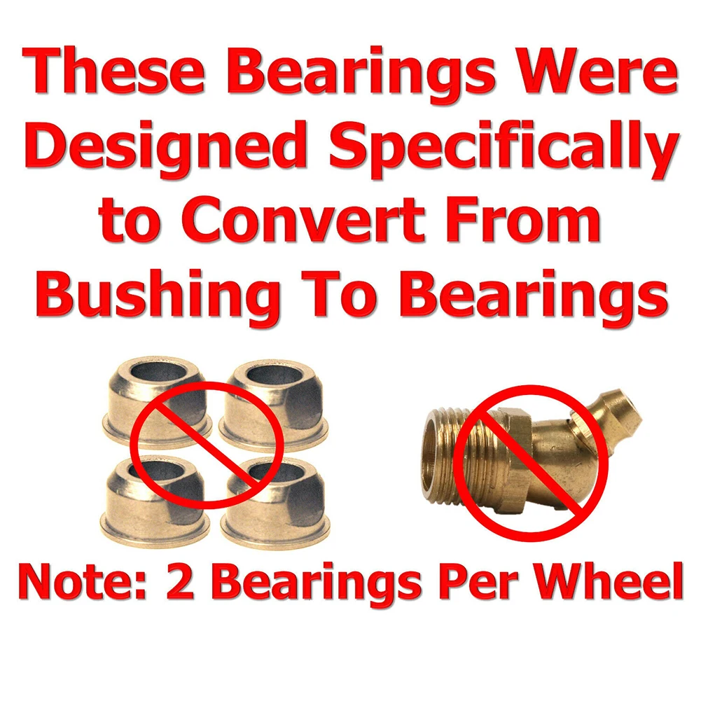 Brand New Bearing Mower Parts 4 Pack Bushing To Bearing Conversion Kit Durable For Craftsman For Husqvarna YTH22V46
Brand New Bearing Mower Parts 4 Pack Bushing To Bearing Conversion Kit Durable For Craftsman For Husqvarna YTH22V46