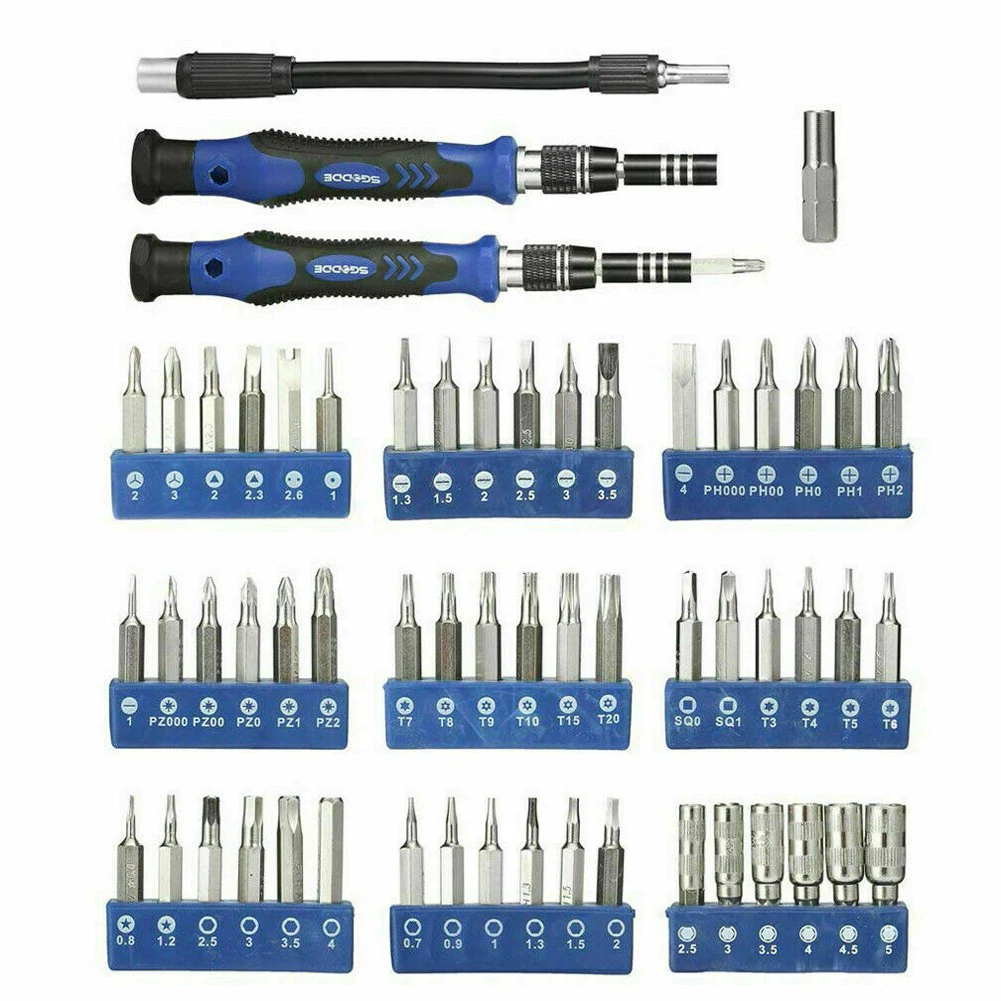 58 In 1 Precision Screwdriver Set Portable Multi-size Screwdriver Torx Repair Tools Kit For Laptop Smartphone Tools Accessories
58 In 1 Precision Screwdriver Set Portable Multi-size Screwdriver Torx Repair Tools Kit For Laptop Smartphone Tools Accessories