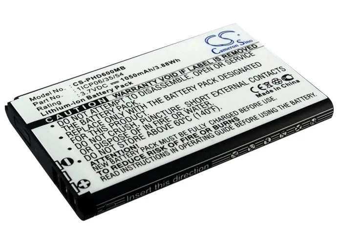 CS 1050mAh Battery For Levana WLW523450 ERA Philips 1ICP06/35/54 996510033692 996510050728 Babymoov Touch Screen Baby Monitor
CS 1050mAh Battery For Levana WLW523450 ERA Philips 1ICP06/35/54 996510033692 996510050728 Babymoov Touch Screen Baby Monitor