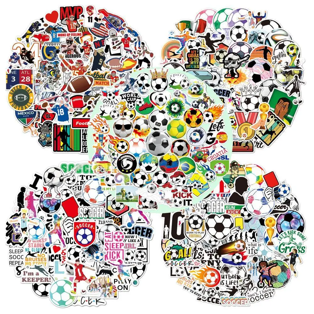 50 Sheets Self-adhesive Sports Stickers Cartoon Soccer American Football Waterproof Decals For Skateboard Suitcase
50 Sheets Self-adhesive Sports Stickers Cartoon Soccer American Football Waterproof Decals For Skateboard Suitcase