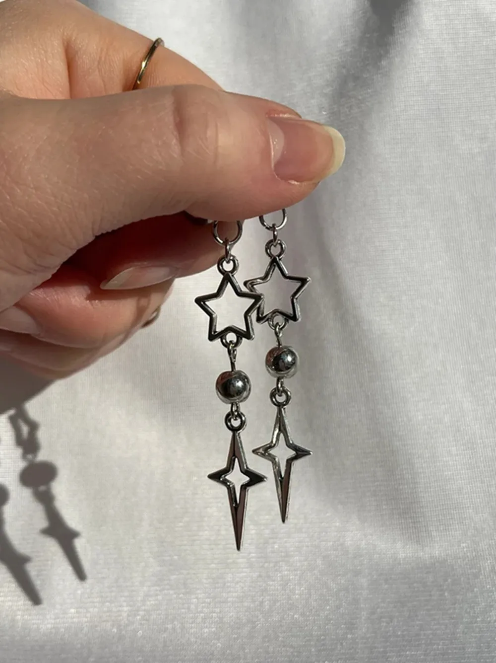 New Polaris Star Silver Earrings | Grunge Jewelry Grunge Earrings Y2k Goth Trendy Edgy Alt Star Cottage Fairy Punk Dangle & Drop
New Polaris Star Silver Earrings | Grunge Jewelry Grunge Earrings Y2k Goth Trendy Edgy Alt Star Cottage Fairy Punk Dangle & Drop