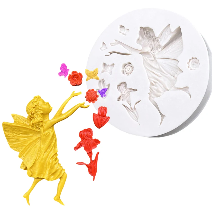 Angel Flower Butterfly Silicone Cake Baking Mold Sugarcraft Chocolate Cupcake Resin Tools Fondant Decorating Tools
Angel Flower Butterfly Silicone Cake Baking Mold Sugarcraft Chocolate Cupcake Resin Tools Fondant Decorating Tools