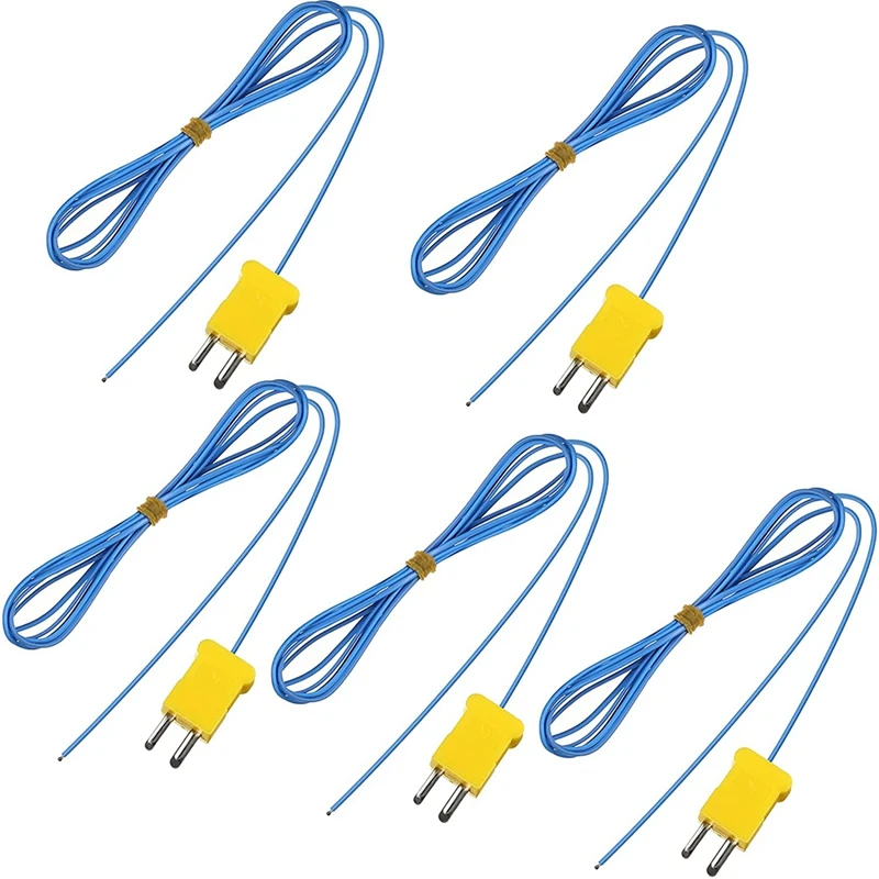 5 Pieces 2M K-Type Temperature Sensor Mini-Connector Probe Sensor Temperature Sensors Measure Range -40 To 400 Celsius
5 Pieces 2M K-Type Temperature Sensor Mini-Connector Probe Sensor Temperature Sensors Measure Range -40 To 400 Celsius