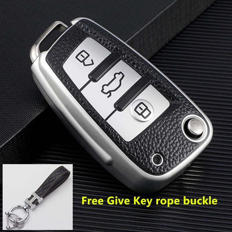 TPU+Leather 3 Buttons Car Key Case Cover For Audi C6 R8 A1 A3 Q3 A4 A5 Q5 A6 A7 S6 B6 B7 B8 8P 8V 8L TT RS Sline Accessories
TPU+Leather 3 Buttons Car Key Case Cover For Audi C6 R8 A1 A3 Q3 A4 A5 Q5 A6 A7 S6 B6 B7 B8 8P 8V 8L TT RS Sline Accessories