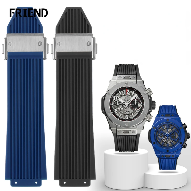 Silicone Watch Strap for Hublot Yuqi Waterproof Sweat-Proof Soft Comfortable Rubber Watchband Accessories 27x17mm Wristband
Silicone Watch Strap for Hublot Yuqi Waterproof Sweat-Proof Soft Comfortable Rubber Watchband Accessories 27x17mm Wristband