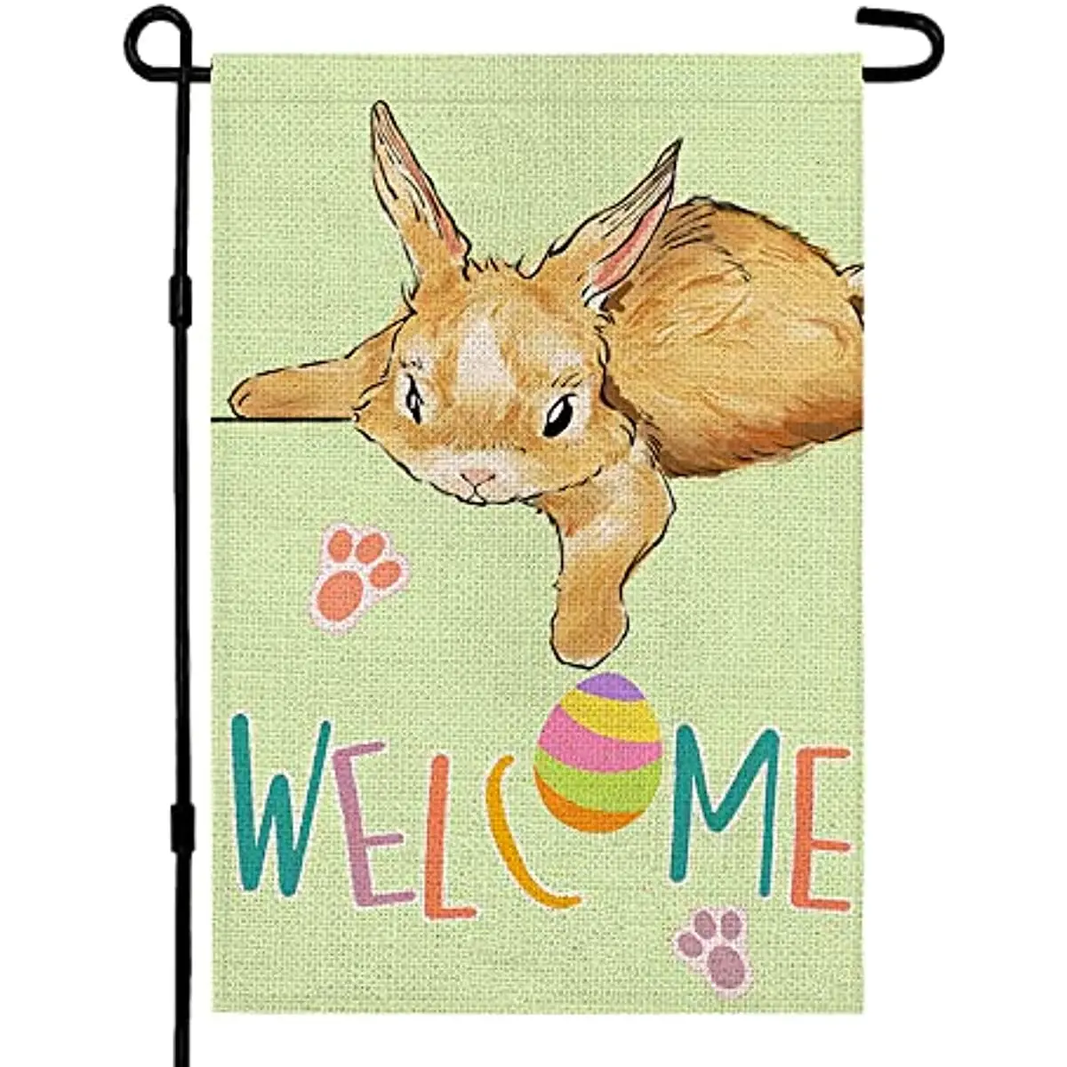 Easter Garden Flag Rabbit 12x18 Inch Double Sided Welcome Bunny Eggs Outside Vertical Holiday Yard Decor Machine Wash 
Easter Garden Flag Rabbit 12x18 Inch Double Sided Welcome Bunny Eggs Outside Vertical Holiday Yard Decor Machine Wash