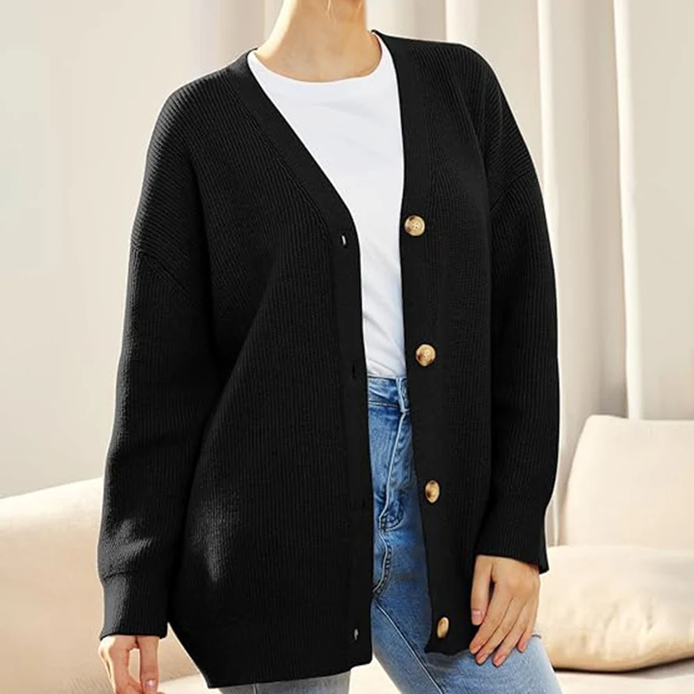 Women Autumn Soft Striped Oversized Lightweight Buttons V Neck Knitted Cardigan Button Sweater Jacket Female Knitted Jacket
Women Autumn Soft Striped Oversized Lightweight Buttons V Neck Knitted Cardigan Button Sweater Jacket Female Knitted Jacket