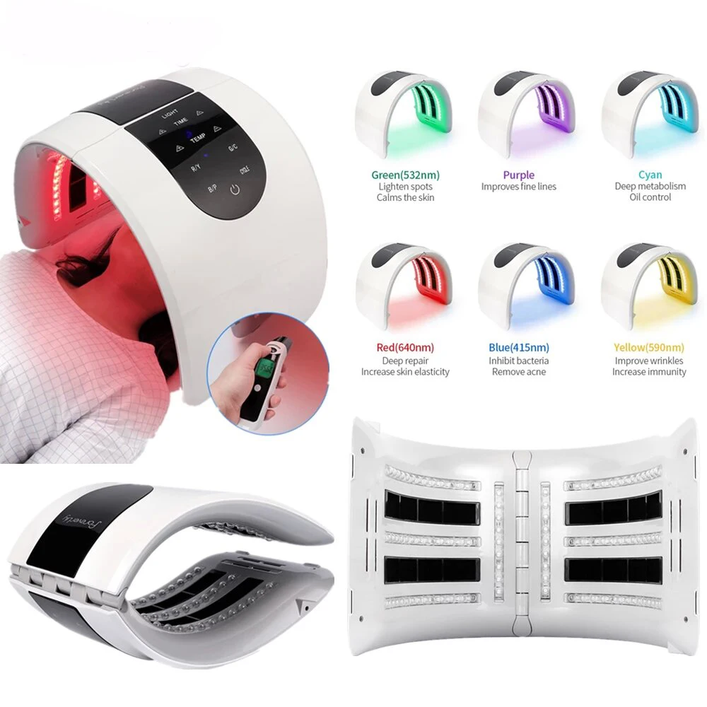 Salon Home Use Skin Rejuvenation Acne Skin Care 2 IN 1 Foldable 7 Color LED Photon 30-60℃ Heating Threapy Face&Body Mask Machine
Salon Home Use Skin Rejuvenation Acne Skin Care 2 IN 1 Foldable 7 Color LED Photon 30-60℃ Heating Threapy Face&Body Mask Machine