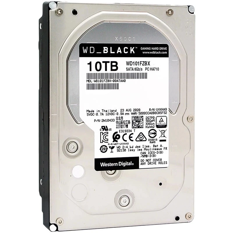 Жесткий диск Western Digital WD черный 1 ТБ ранний 4 6 8 3 5 дюйма высокопроизводительный