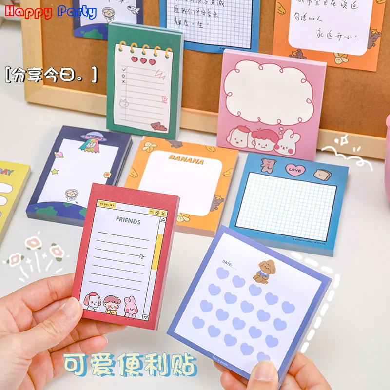 50 Pieces / Creative Cartoon Post-it Notes Student Memo Notepad Office Message Notepad Stationery
50 Pieces / Creative Cartoon Post-it Notes Student Memo Notepad Office Message Notepad Stationery