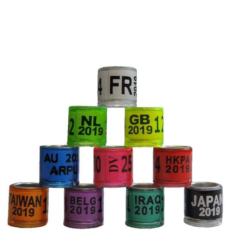 20 шт./компл. кольцо для голубей с надписью, хорошее качество, прочное кольцо для птиц, инструмент для тренировки птиц
20 шт./компл. кольцо для голубей с надписью, хорошее качество, прочное кольцо для птиц, инструмент для тренировки птиц