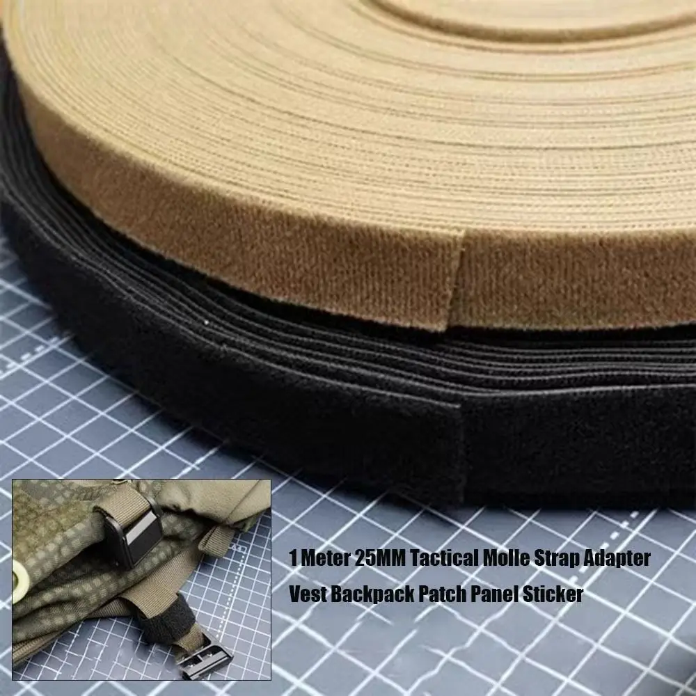 1 Meter Tactical Molle Strip 2 Colors 25MM Backpack Patch Outdoor Converter Ribbon Strip
1 Meter Tactical Molle Strip 2 Colors 25MM Backpack Patch Outdoor Converter Ribbon Strip