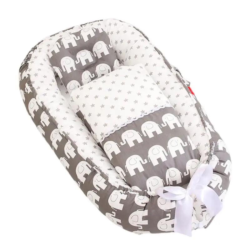 Portable Baby Sleeping Nest With Pillow And Quilt Infant Cradle Newborn Bassinet Bed Removable Cover Toddler Nursery Crib
Portable Baby Sleeping Nest With Pillow And Quilt Infant Cradle Newborn Bassinet Bed Removable Cover Toddler Nursery Crib