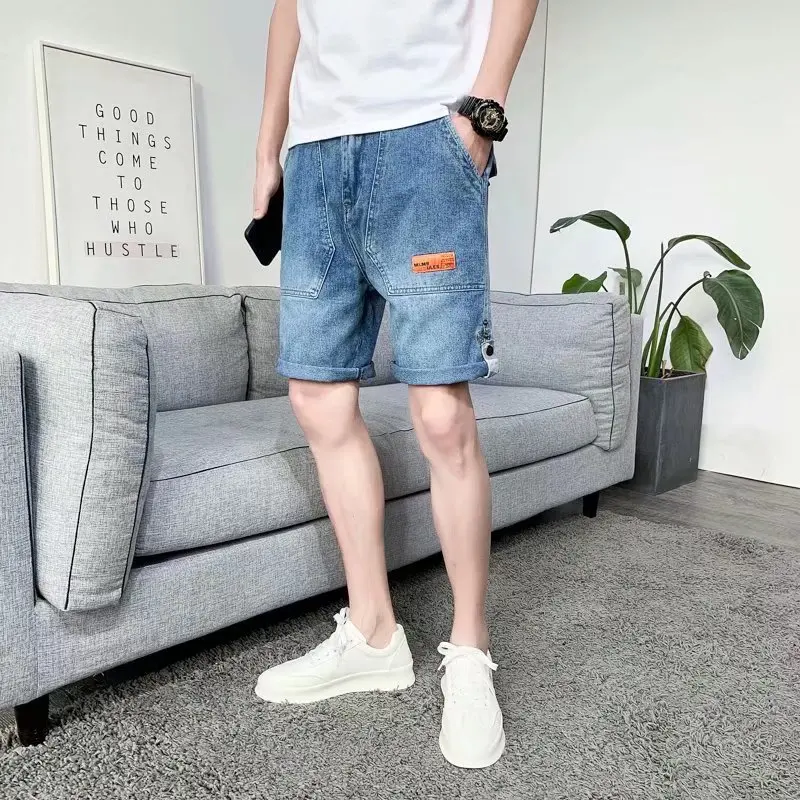 Summer thin five-point jeans men's Korean version of the slim pencil pants tide brand trend men's shorts summer pants
Summer thin five-point jeans men's Korean version of the slim pencil pants tide brand trend men's shorts summer pants