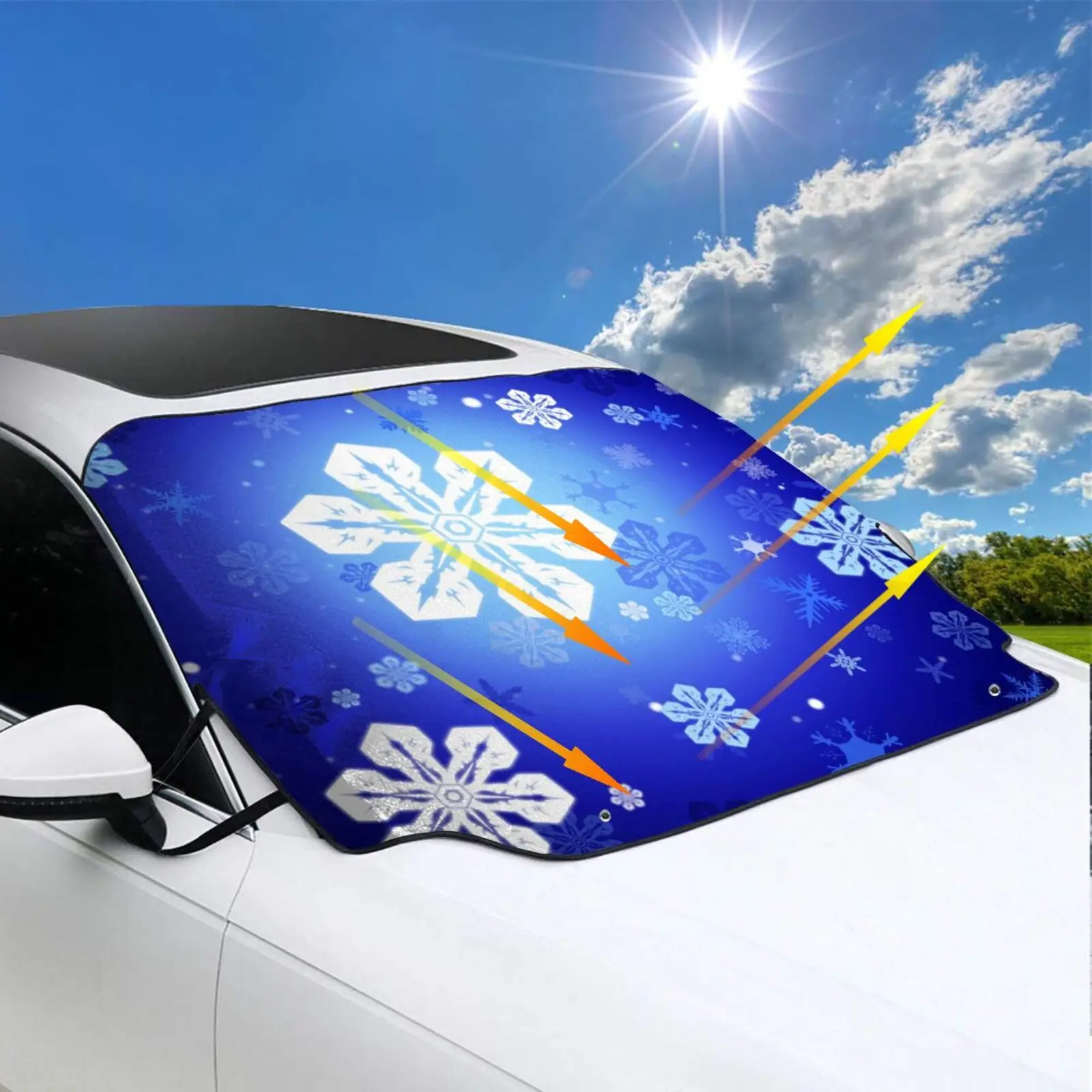 3d Print Winter Snowflake Car Windshield Sunshade Universal Fit Car Accessories Interior
3d Print Winter Snowflake Car Windshield Sunshade Universal Fit Car Accessories Interior