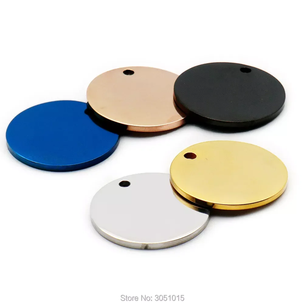 Wholesale 100Pcs Stainless Steel Round For Dog Tag Pet ID Tags Name Engravable Dog Tags Name Pendant Dog ID Tag Necklace Jewelry
Wholesale 100Pcs Stainless Steel Round For Dog Tag Pet ID Tags Name Engravable Dog Tags Name Pendant Dog ID Tag Necklace Jewelry
