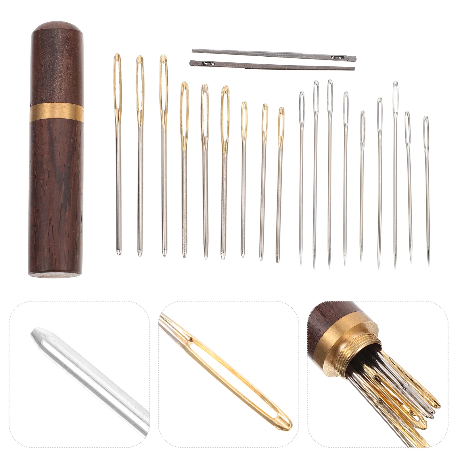 21 Pcs Plastic Sewing Needles Craft Supplies Stainless Steel Embroidery Kit Blunt DIY Lacing Hand Stitching
21 Pcs Plastic Sewing Needles Craft Supplies Stainless Steel Embroidery Kit Blunt DIY Lacing Hand Stitching