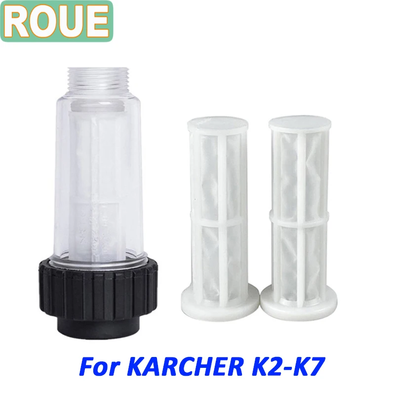 ROUE Inlet Water Filter G 3/4" Fitting Medium (mg-032) Compatible With All Karcher K2 - K7 Series Pressure Washers
ROUE Inlet Water Filter G 3/4" Fitting Medium (mg-032) Compatible With All Karcher K2 - K7 Series Pressure Washers