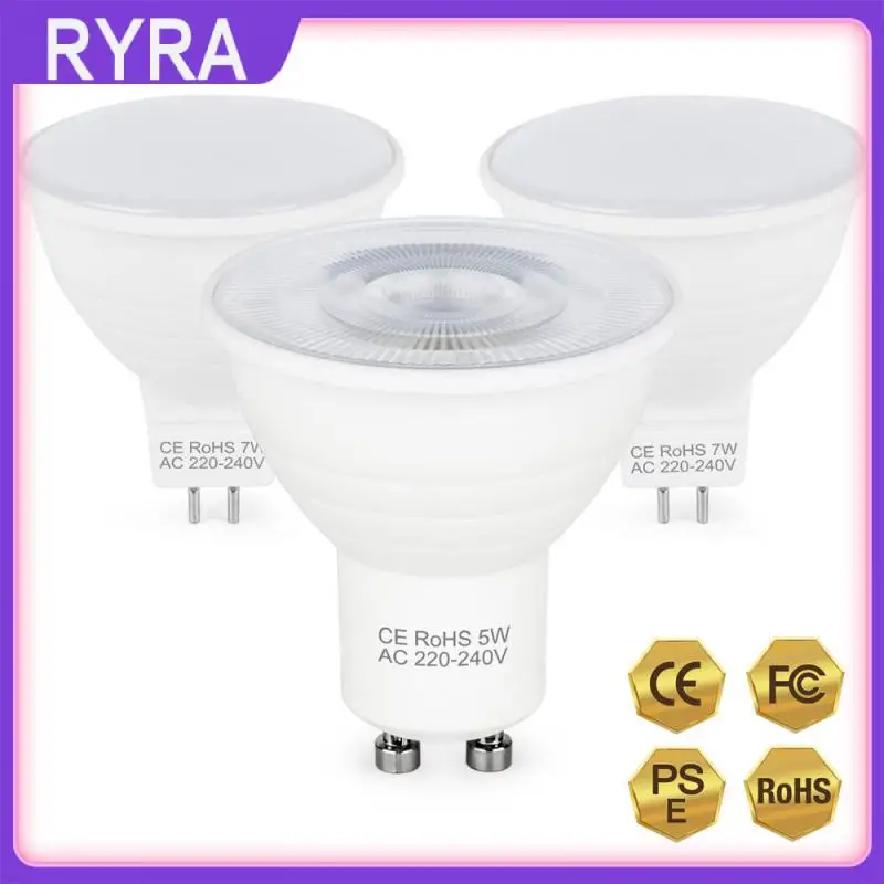 

Led Bulbs 2835 Smd Gu10 Mr16 Led Lamp 220v Plastic Package Energy-saving Lamp Cup Night Light Aluminum 350lm For Home Party