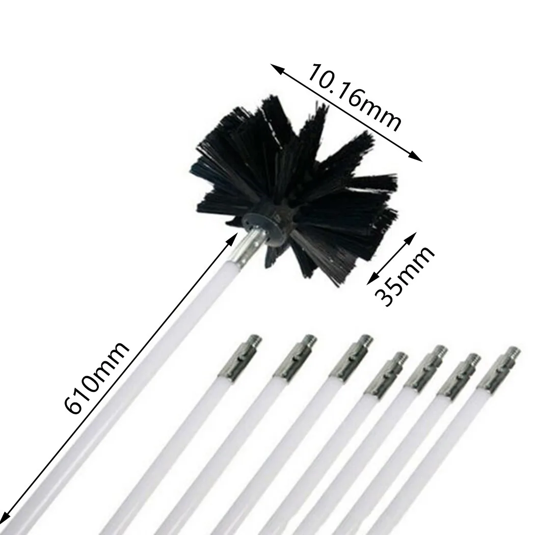 Replacement Chimney Brush Attachments Cleaner Sweep Inner Wall Cleaning Flexible 8 Rods Rotary Tools Electric Drill
Replacement Chimney Brush Attachments Cleaner Sweep Inner Wall Cleaning Flexible 8 Rods Rotary Tools Electric Drill