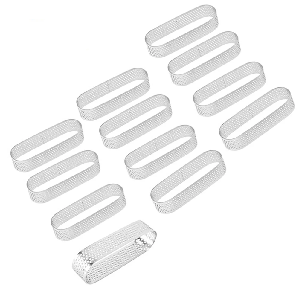 12Pcs Oval Tartlet Molds French Dessert Mousse Fruit Pie Tart Ring Quiche Cake Mold, Stainless Steel Tart Mousse Ring
12Pcs Oval Tartlet Molds French Dessert Mousse Fruit Pie Tart Ring Quiche Cake Mold, Stainless Steel Tart Mousse Ring