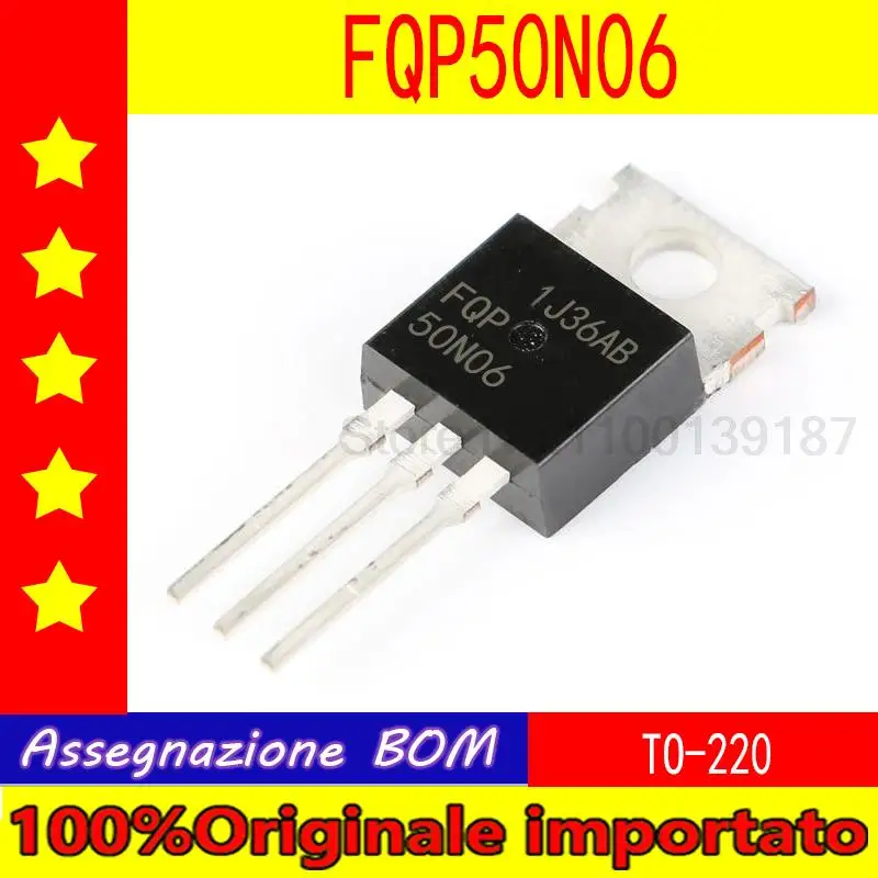 100% Оригинальный импортный 10 шт./лот FQP50N06 50N06 TO-220 FET 60V50A NPN канальный транзистор
100% Оригинальный импортный 10 шт./лот FQP50N06 50N06 TO-220 FET 60V50A NPN канальный транзистор
