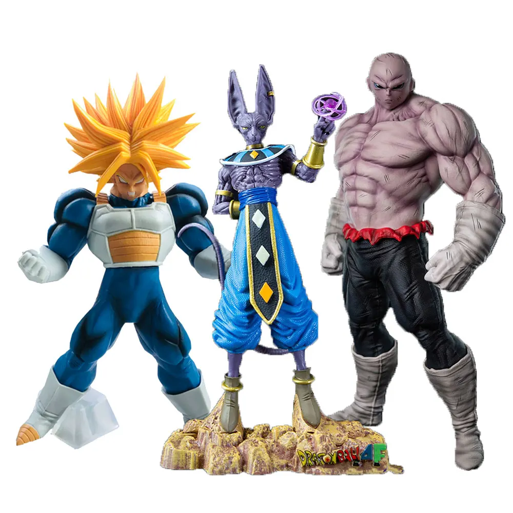 

In Stock Anime Dragon Ball Z Trunks Beerus Jiren Figure Super God Of Destruction Figures 30cm Collect Model Toy For Child Gifts