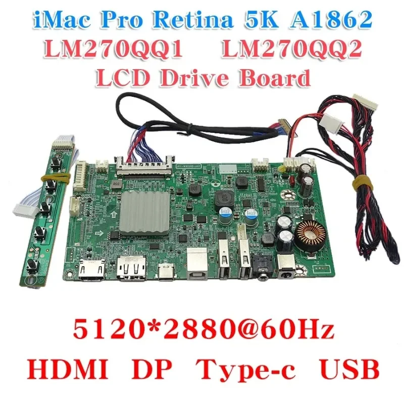 27-дюймовый ЖК-контроллер iMac A1419 A2115 5K с платой драйвера DP Type-c комплект монитора