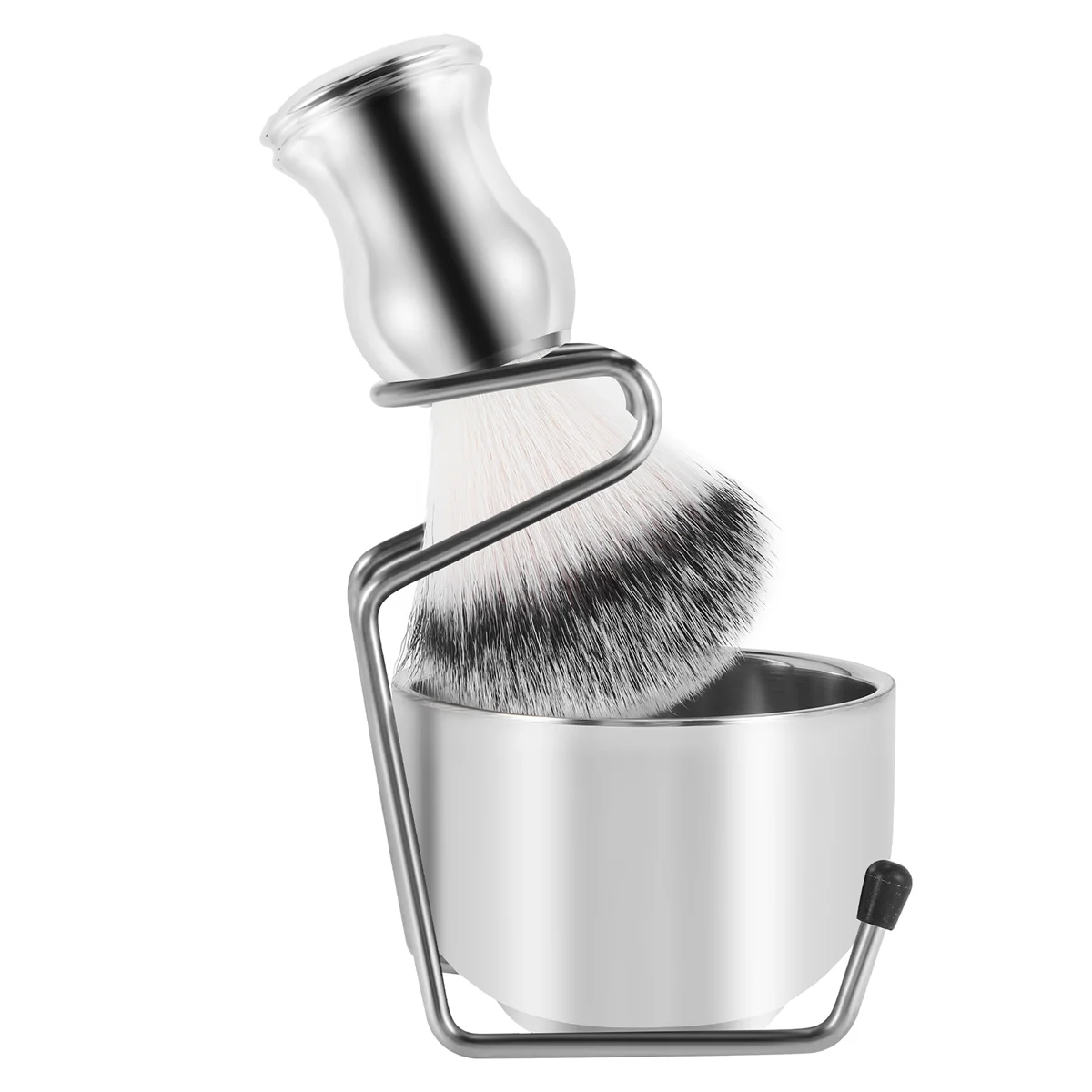 Shaving Set Soap Bowl + Shaving Brush + Stand Holder, Stainless Steel + Nylon Brush Kit Pure Hair Shaving Brush Kit
Shaving Set Soap Bowl + Shaving Brush + Stand Holder, Stainless Steel + Nylon Brush Kit Pure Hair Shaving Brush Kit