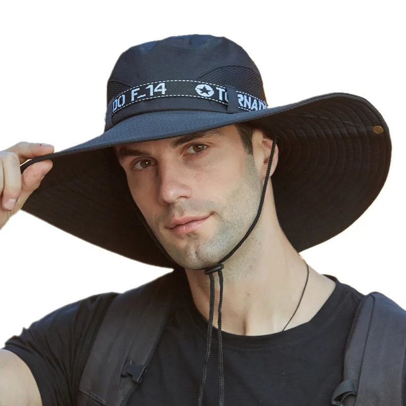 Spring Summer Men Women Bucket Hat Outdoor Fishing Beach Cotton Foldable Solid Fisherman Cap Big Brim Letter Sunhat Panama Hat
Spring Summer Men Women Bucket Hat Outdoor Fishing Beach Cotton Foldable Solid Fisherman Cap Big Brim Letter Sunhat Panama Hat