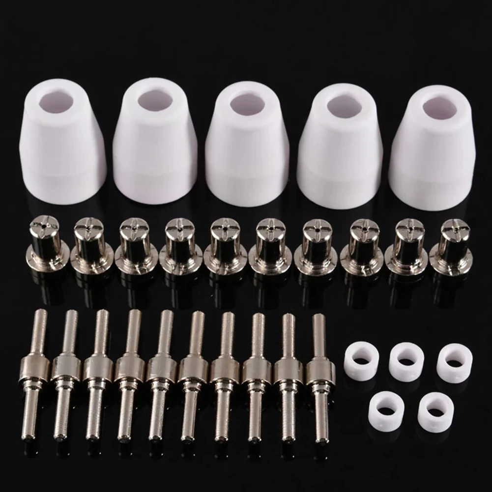 30pcs Air Plasma Cutter LG-40 PT-31 Torch Accessories Electrode Tip Kit WSD-LG40 Cutting Torch For Plasma Cutting Machine
30pcs Air Plasma Cutter LG-40 PT-31 Torch Accessories Electrode Tip Kit WSD-LG40 Cutting Torch For Plasma Cutting Machine