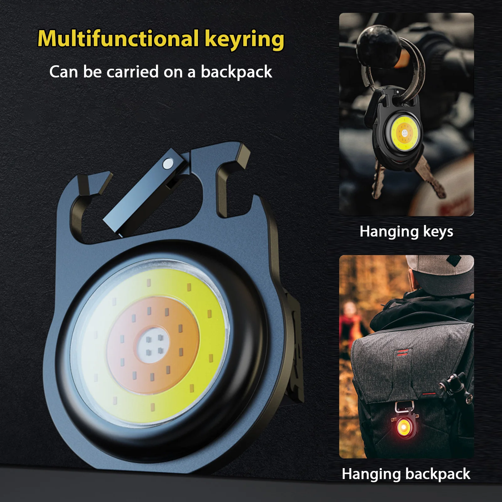 Mini LED Flashlight Work Light Portable Pocket Flashlight Keychains USB Rechargeable For Outdoor Camping Small Light Corkscrew
Mini LED Flashlight Work Light Portable Pocket Flashlight Keychains USB Rechargeable For Outdoor Camping Small Light Corkscrew