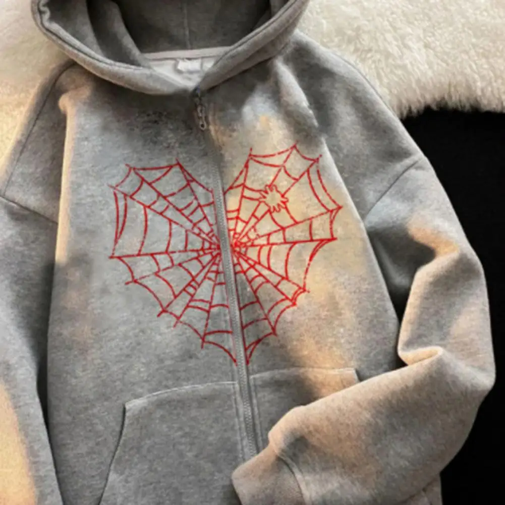 50%HOTCouple Autumn Coat Hooded Hat Long Sleeves Contrast Colors Unisex Cardigan Hip Hop Spider Web Print Halloween Hoodie Coat
50%HOTCouple Autumn Coat Hooded Hat Long Sleeves Contrast Colors Unisex Cardigan Hip Hop Spider Web Print Halloween Hoodie Coat