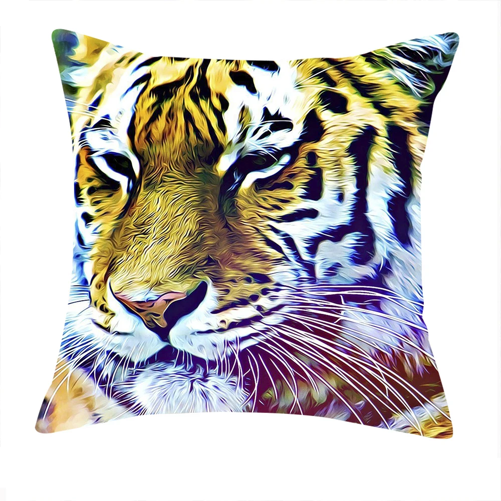 Nordic Art Poster Style Decorative Cushion Cover Tiger Fashion Animal Hat Sofa Pillow Farmhouse Home Decor
Nordic Art Poster Style Decorative Cushion Cover Tiger Fashion Animal Hat Sofa Pillow Farmhouse Home Decor