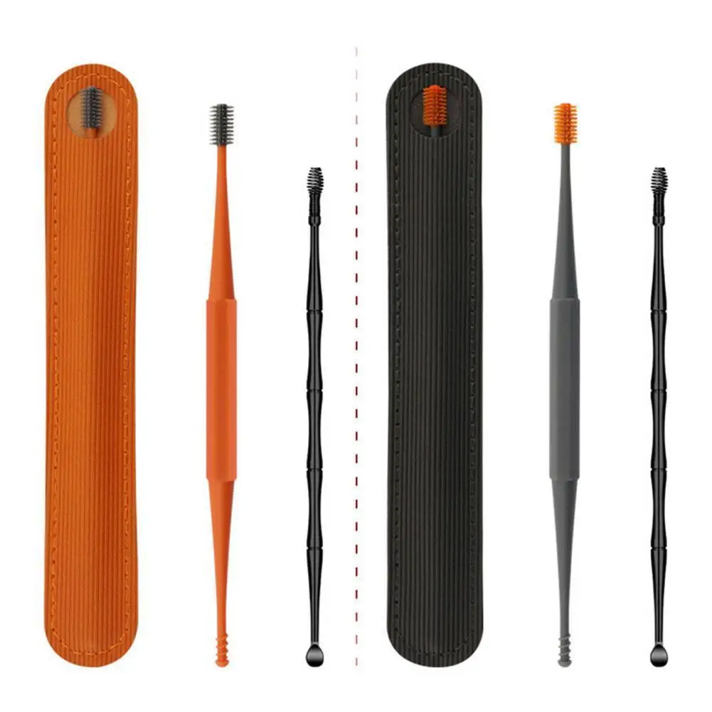 Earwax Cleaning Sticks Earpick Remover Silicone Ear Pick Double Head Ear Cleaner 360° Swab New Ear Wax Removal Tool 1 Set
Earwax Cleaning Sticks Earpick Remover Silicone Ear Pick Double Head Ear Cleaner 360° Swab New Ear Wax Removal Tool 1 Set