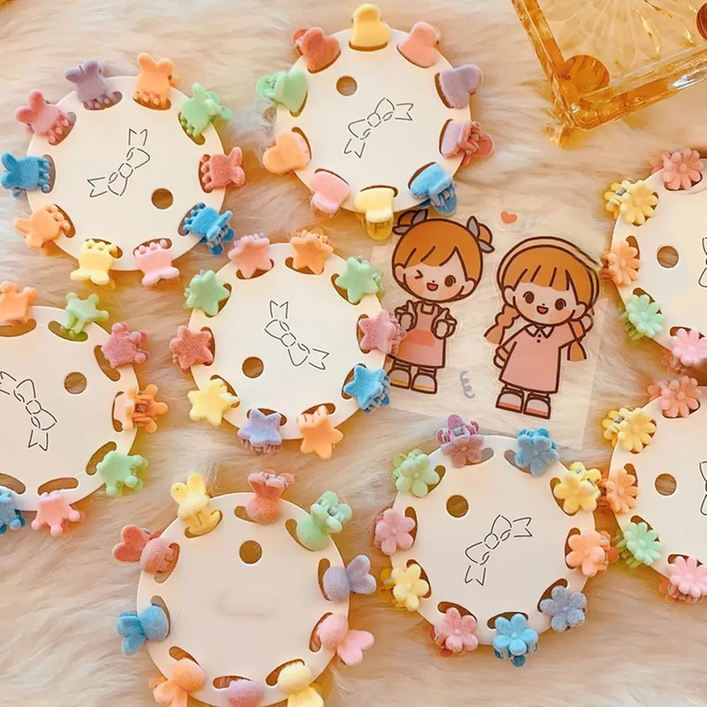 10Pcs/set Cute Velvet Small Hair Claws Clip For Girls Candy Color Heart Star Crown Rabbit Hair Crab Clamp Hairpins
10Pcs/set Cute Velvet Small Hair Claws Clip For Girls Candy Color Heart Star Crown Rabbit Hair Crab Clamp Hairpins