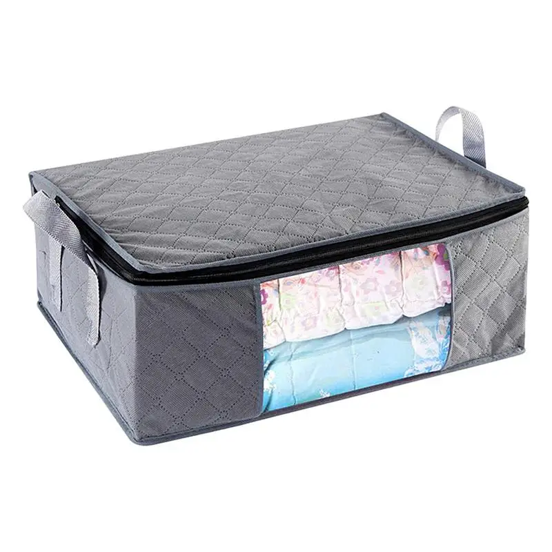 Closet Organizer Bag for Clothes Waterproof Non-Woven Dustproof Storage Box Bin with Zipper Apartment Essentials for Home
Closet Organizer Bag for Clothes Waterproof Non-Woven Dustproof Storage Box Bin with Zipper Apartment Essentials for Home
