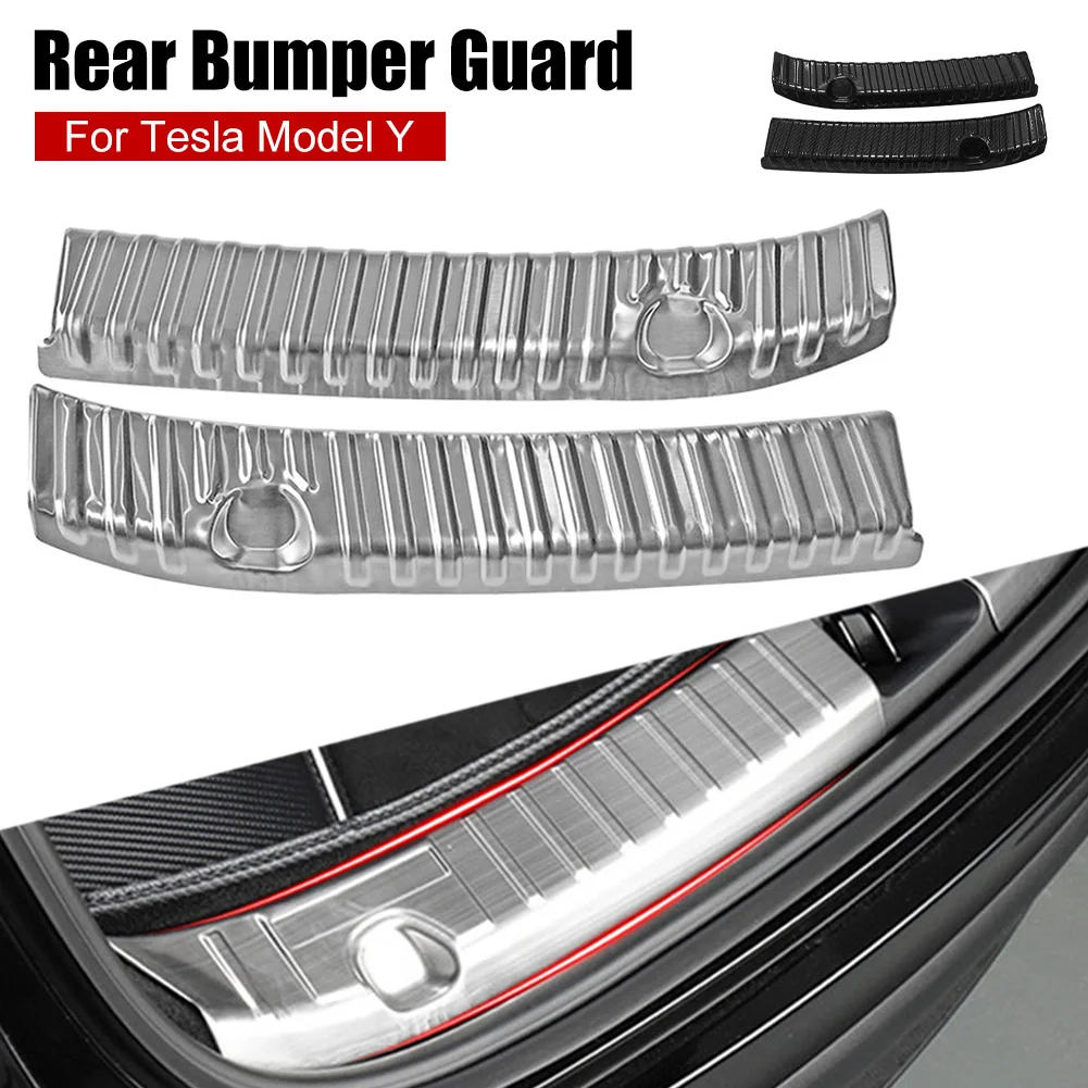 2Pcs Car Rear Bumper Foot Plate Trunk Door Sill Guard Protector Cover Car Rear Trunk Sill Cover Self Adhesive for Tesla Model Y
2Pcs Car Rear Bumper Foot Plate Trunk Door Sill Guard Protector Cover Car Rear Trunk Sill Cover Self Adhesive for Tesla Model Y